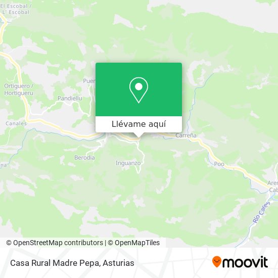 Mapa Casa Rural Madre Pepa
