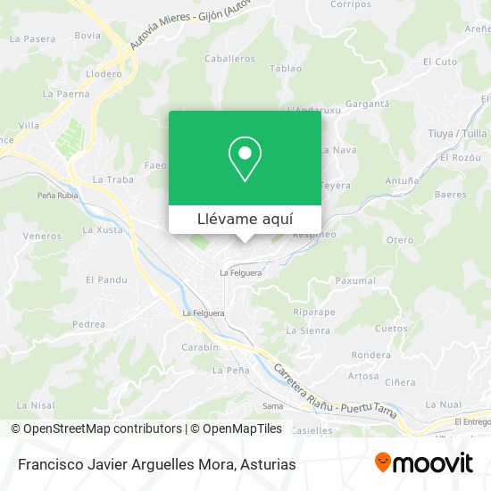 Mapa Francisco Javier Arguelles Mora