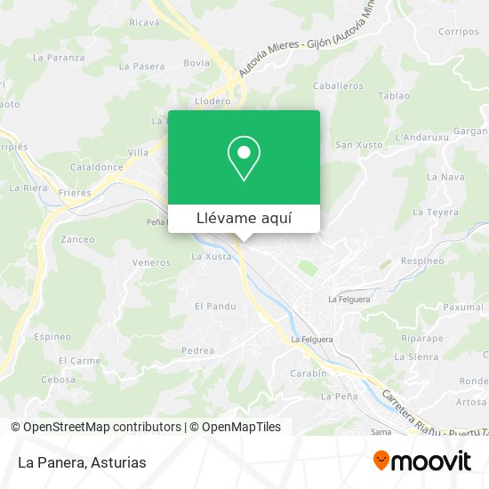 Mapa La Panera