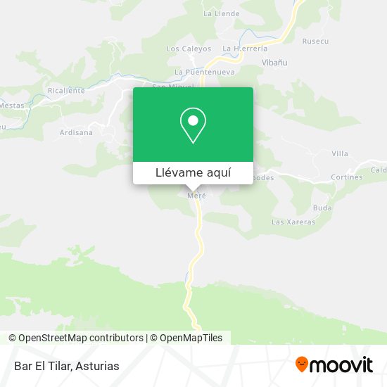 Mapa Bar El Tilar