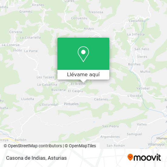 Mapa Casona de Indias