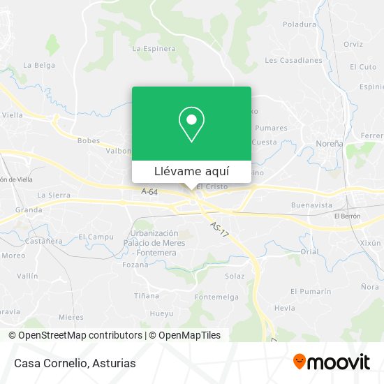 Mapa Casa Cornelio