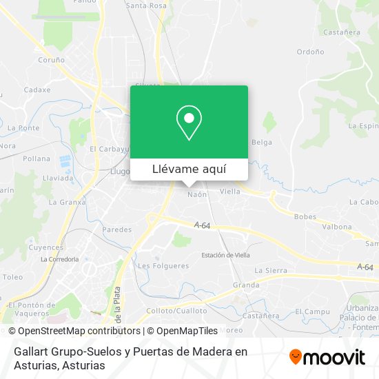 Mapa Gallart Grupo-Suelos y Puertas de Madera en Asturias