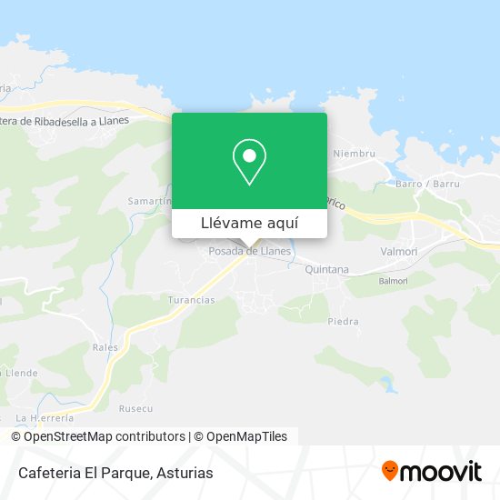 Mapa Cafeteria El Parque