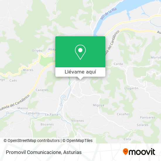 Mapa Promovil Comunicacione