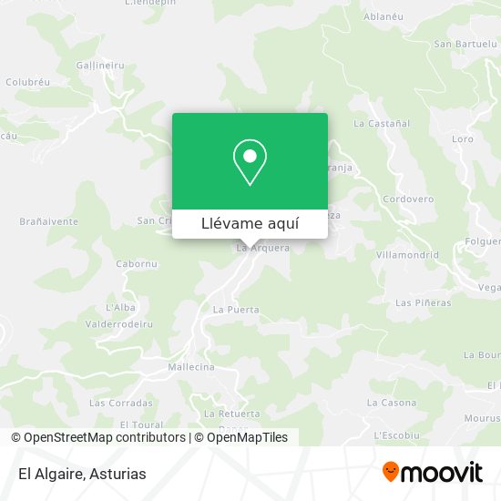 Mapa El Algaire