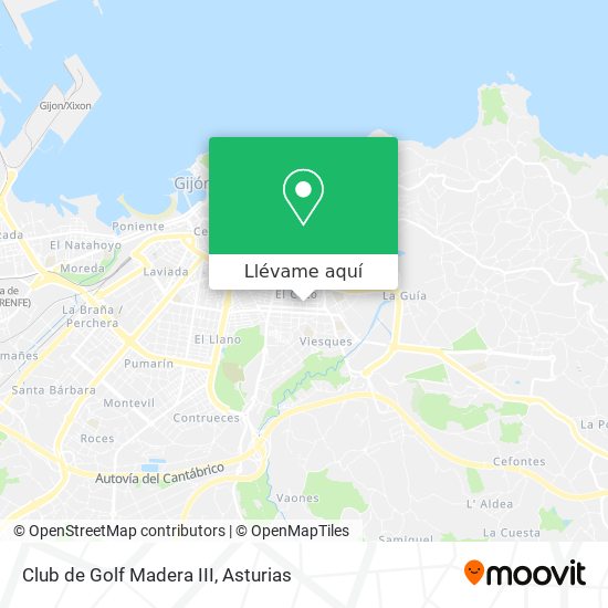 Mapa Club de Golf Madera III