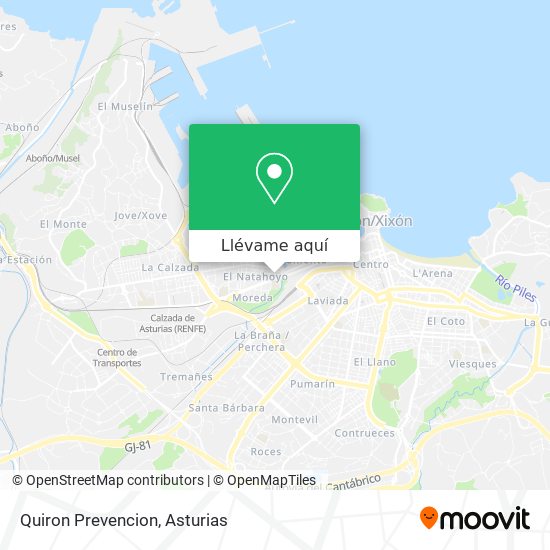 Mapa Quiron Prevencion