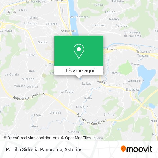 Mapa Parrilla Sidreria Panorama
