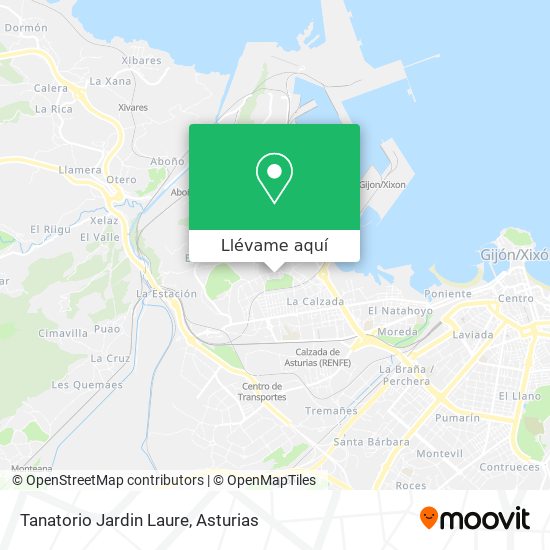 Mapa Tanatorio Jardin Laure