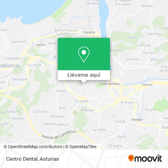 Mapa Centro Dental