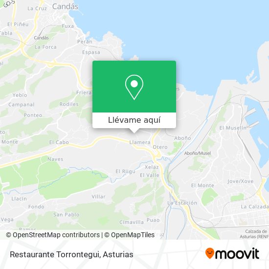 Mapa Restaurante Torrontegui