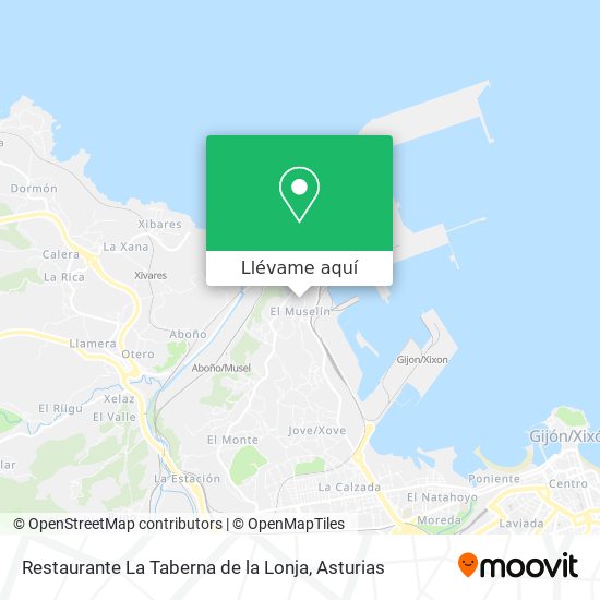 Mapa Restaurante La Taberna de la Lonja