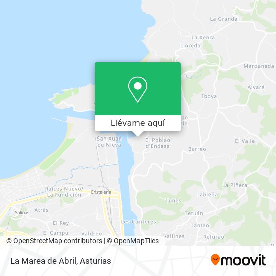 Mapa La Marea de Abril
