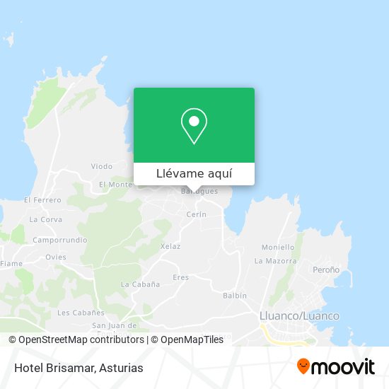 Mapa Hotel Brisamar