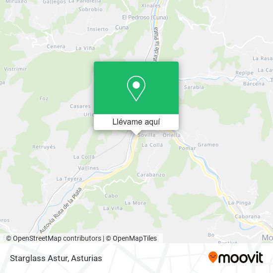 Mapa Starglass Astur