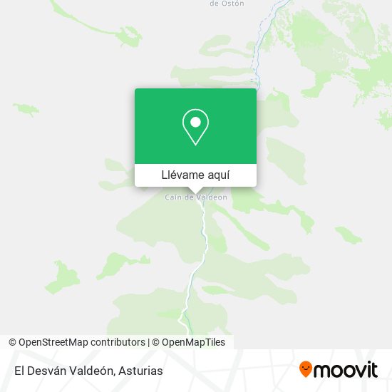 Mapa El Desván Valdeón