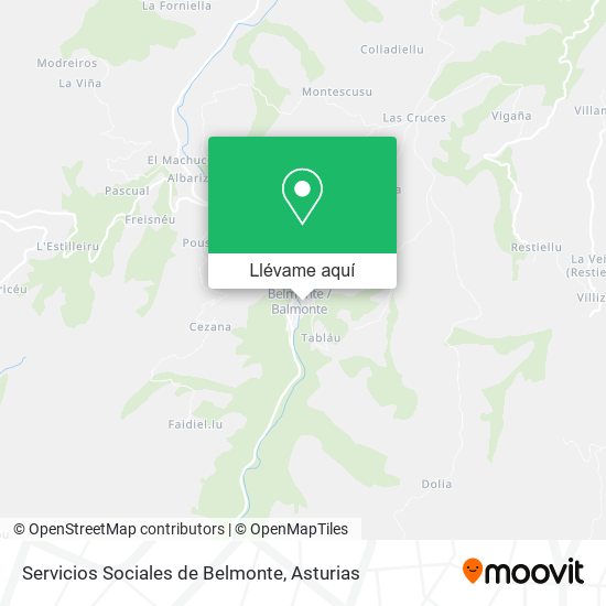 Mapa Servicios Sociales de Belmonte