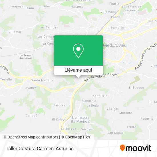 Mapa Taller Costura Carmen