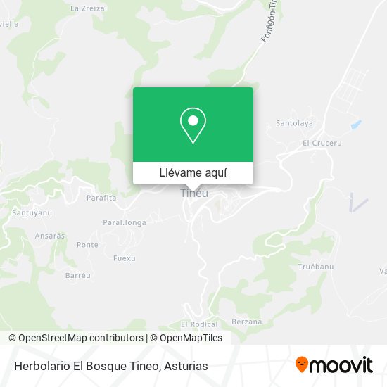 Mapa Herbolario El Bosque Tineo