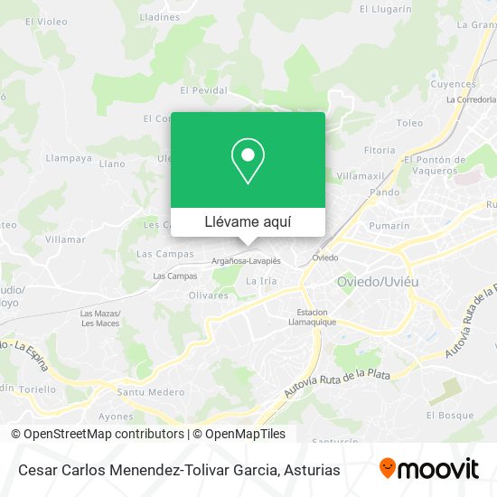 Mapa Cesar Carlos Menendez-Tolivar Garcia