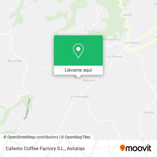 Mapa Cafento Coffee Factory S.L.