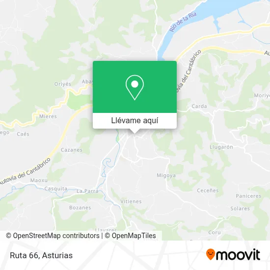 Mapa Ruta 66
