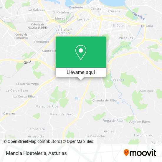 Mapa Mencia Hosteleria