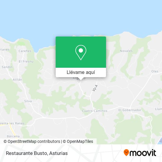 Mapa Restaurante Busto