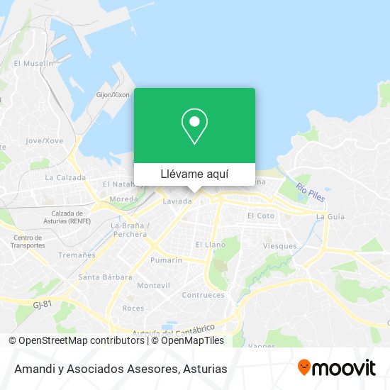 Mapa Amandi y Asociados Asesores