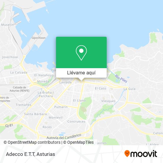Mapa Adecco E.T.T