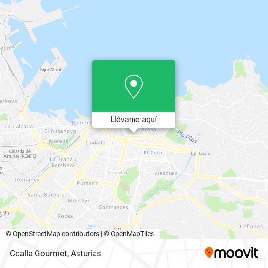 Mapa Coalla Gourmet