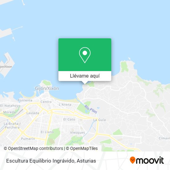 Mapa Escultura Equilibrio Ingrávido
