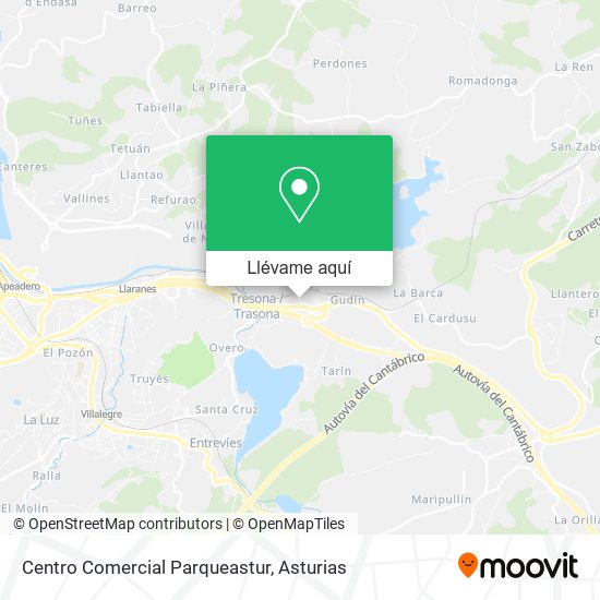 Mapa Centro Comercial Parqueastur