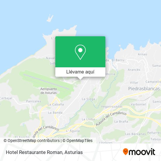 Mapa Hotel Restaurante Roman