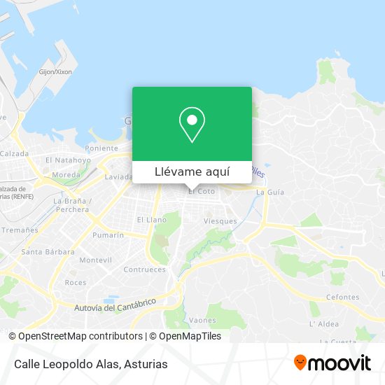 Mapa Calle Leopoldo Alas