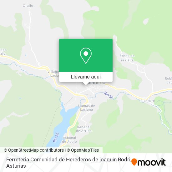 Mapa Ferreteria Comunidad de Herederos de joaquín Rodri