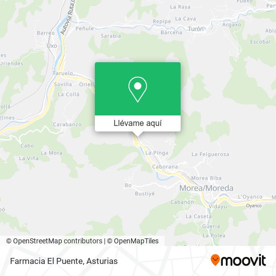Mapa Farmacia El Puente