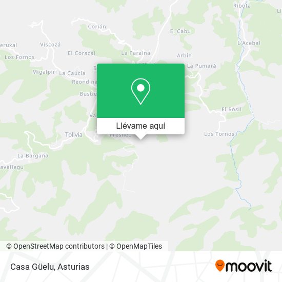 Mapa Casa Güelu