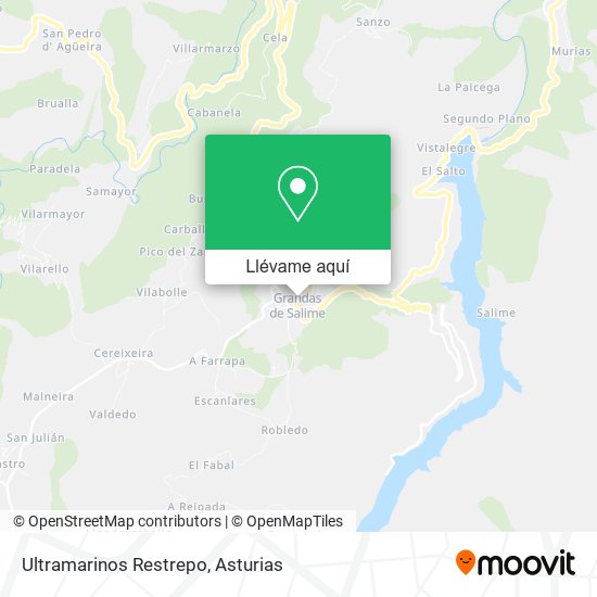 Mapa Ultramarinos Restrepo