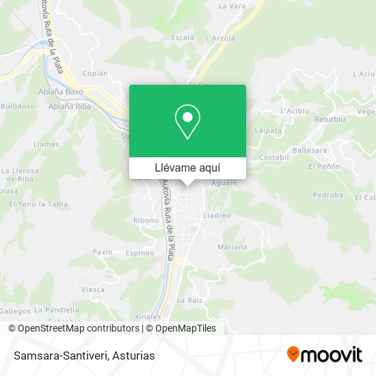 Mapa Samsara-Santiveri