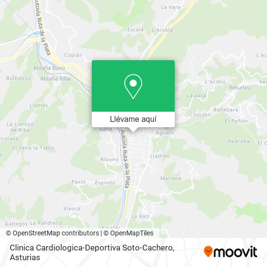 Mapa Clinica Cardiologica-Deportiva Soto-Cachero