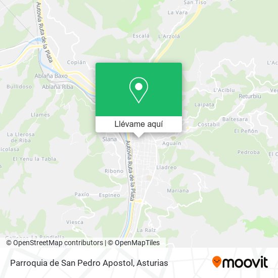 Mapa Parroquia de San Pedro Apostol