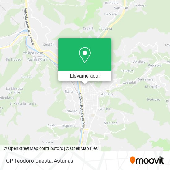 Mapa CP Teodoro Cuesta