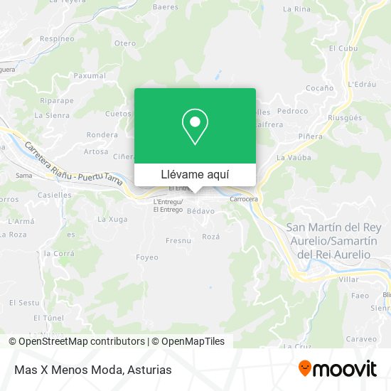 Mapa Mas X Menos Moda