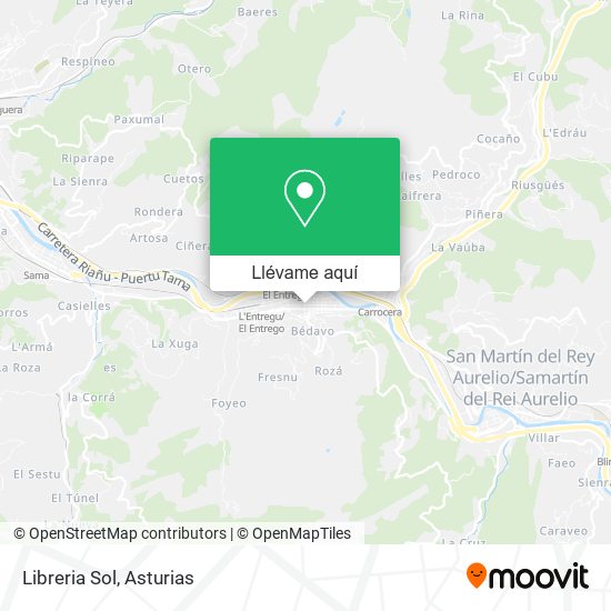 Mapa Libreria Sol