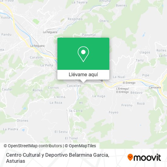 Mapa Centro Cultural y Deportivo Belarmina Garcia