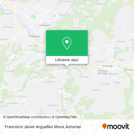 Mapa Francisco Javier Arguelles Mora