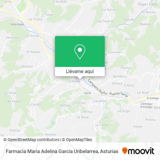 Mapa Farmacia Maria Adelina García Uribelarrea