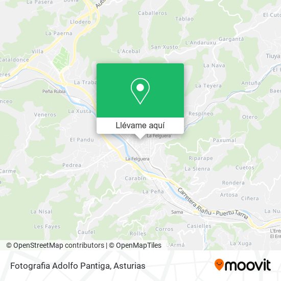 Mapa Fotografia Adolfo Pantiga